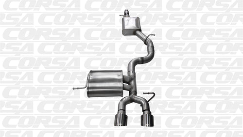 Cat Back Exhaust Corsa 14496 (VW Golf R MK6 2.0L Turbo)