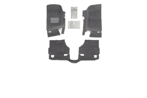 Jeep Liners - Bedrug | 2007 - 2010 Jeep Wrangler JK 2 Door, Front Floor Liners (Includes Heat Shields) | Grey - 3 pc. | BRJK07F2