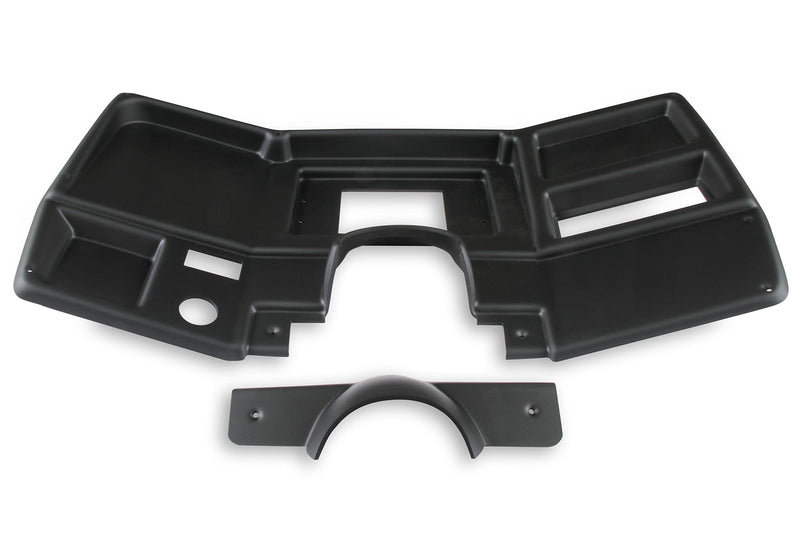 Dash Bezel Holley EFI 553-310 - No A/C Vents- Black
