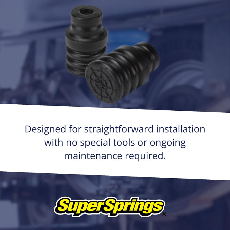 Sumo Springs Black SSR-406-47 SuperSprings, 2 Pack
