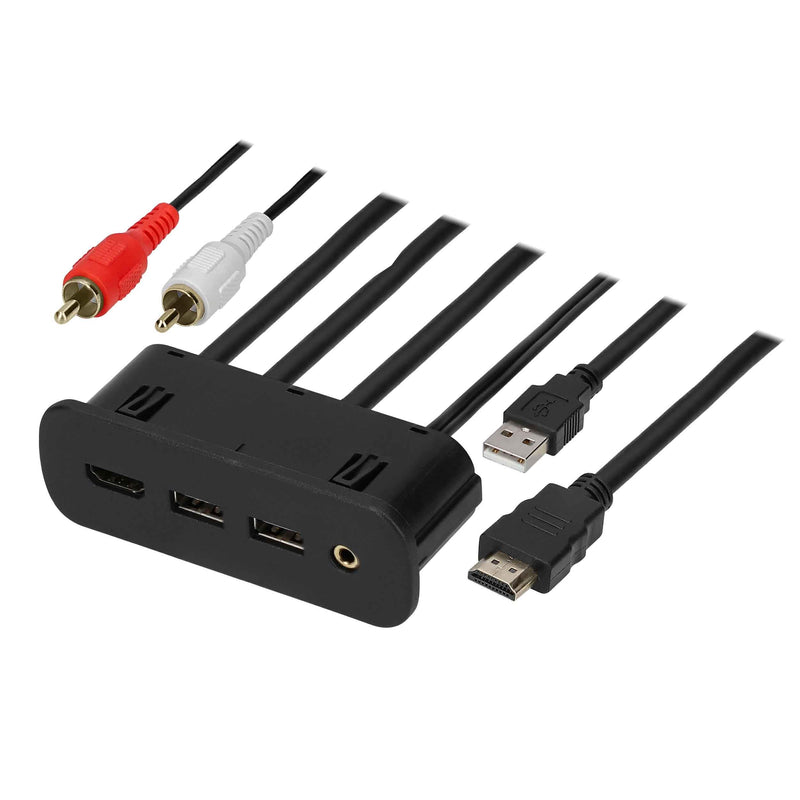 Axxess Heise USB/Aux/Hdmi Replacement Panel 3 Feet - Chrysler/Dodge/Jeep