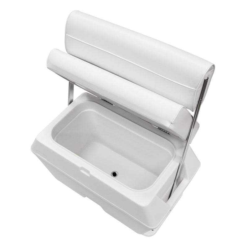 8WD159-784 Wise Swingback Cooler Seat, 50-Quart, Cuddy Brite White