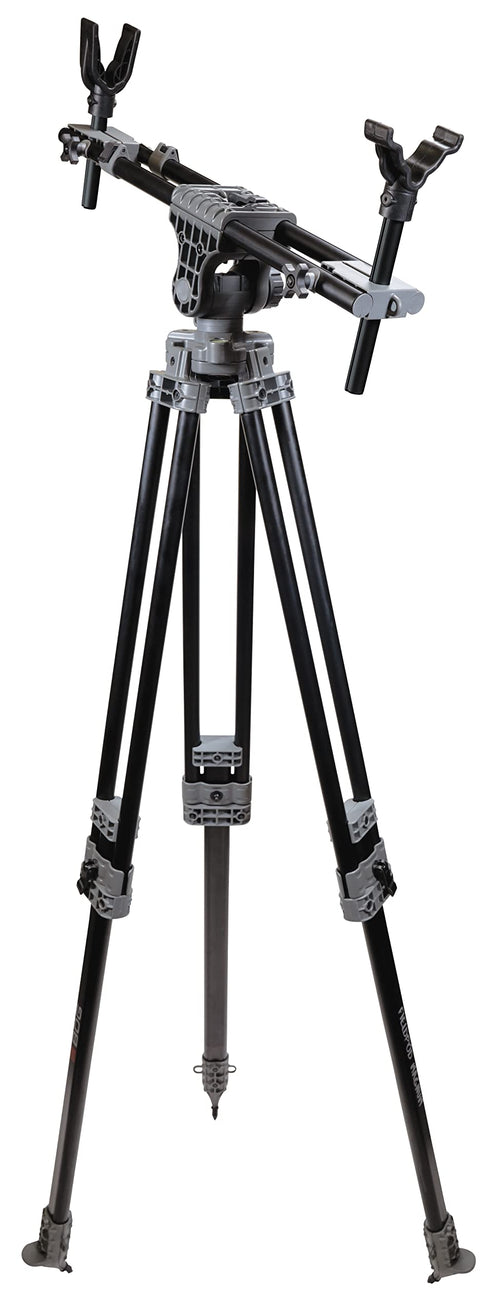 FieldPod Magnum BOG Hunting Rest with Ultra-Stable Dual Frame Construction, Bubble Level, Spiked All-Terrain Feet, Non-Marring Hands-Free Gun Rest, and Tension Knobs for Hunting, Shooting, and Outdoor