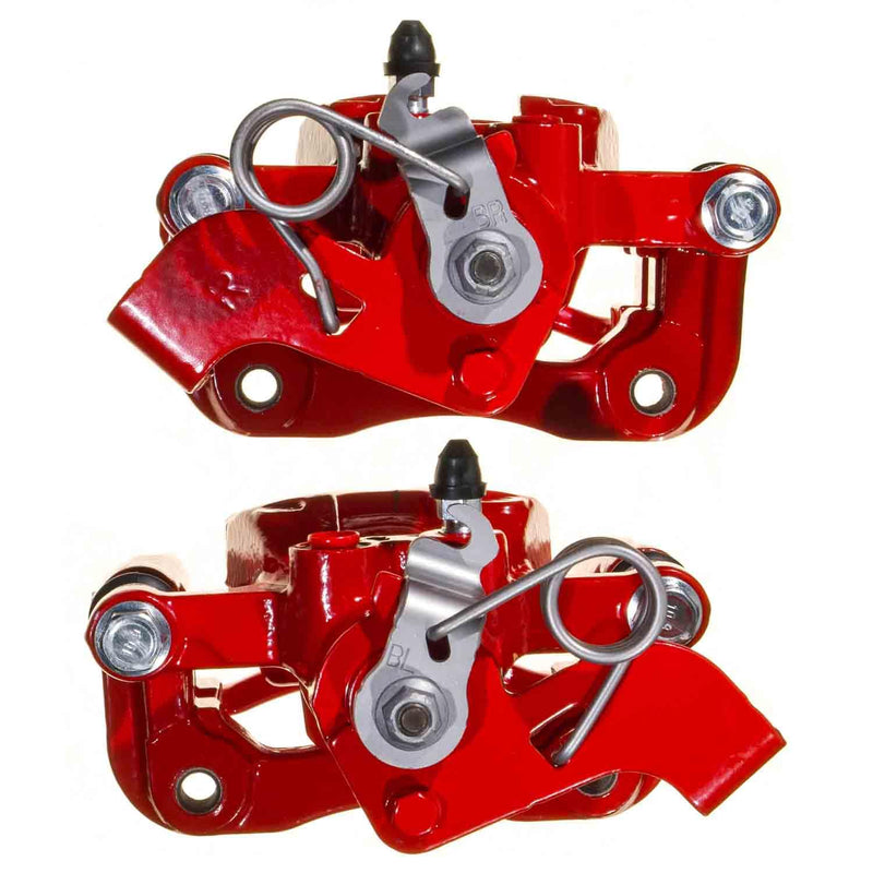 Power Stop S15162 Rear Pair of High-Temp Red Powder Coated Calipers