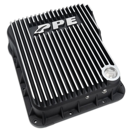 PPE Heavy Duty Cast Aluminum Transmission Pan (BRUSHED) Compatible for 2001-20019 GM/Chevy with Allison Transmission 128052010