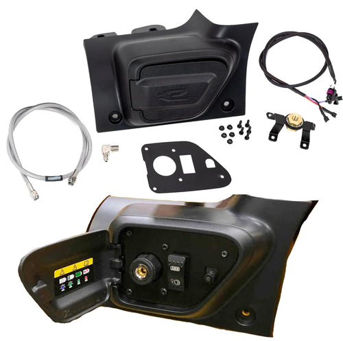 4XE Charge Port Air Chuck Conversion Kit GRIMM OFFROAD for Jeep Wrangler JL & Gladiator JT non-4XE Models