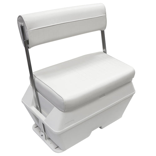8WD159-784 Wise Swingback Cooler Seat, 50-Quart, Cuddy Brite White
