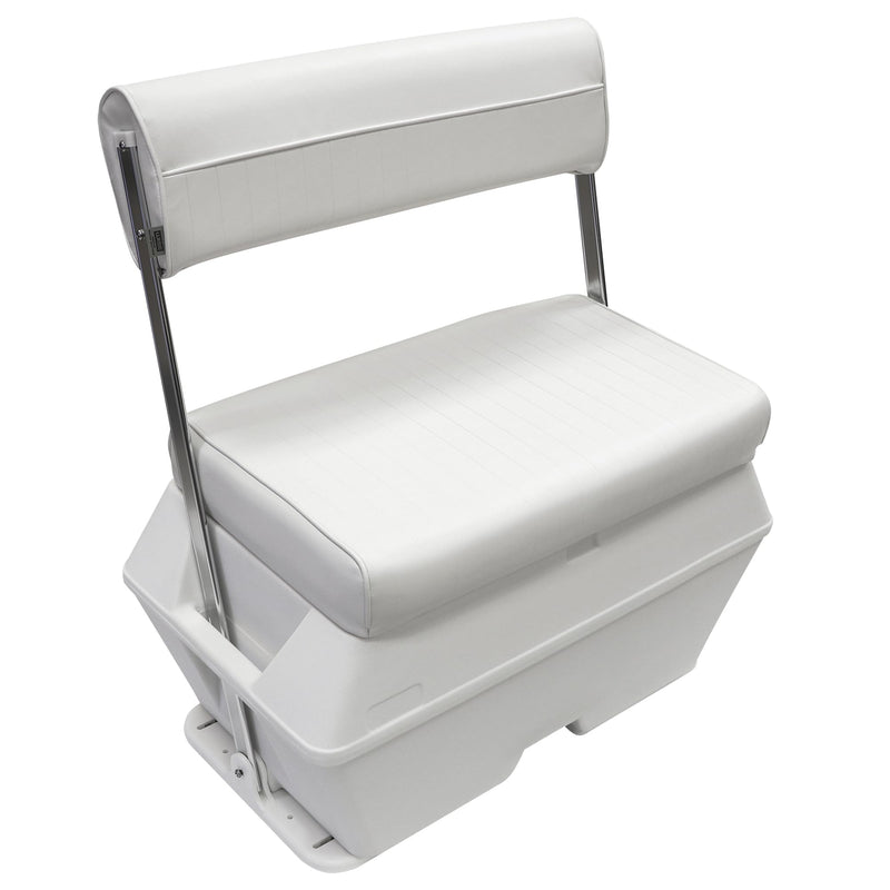 8WD159-784 Wise Swingback Cooler Seat, 50-Quart, Cuddy Brite White