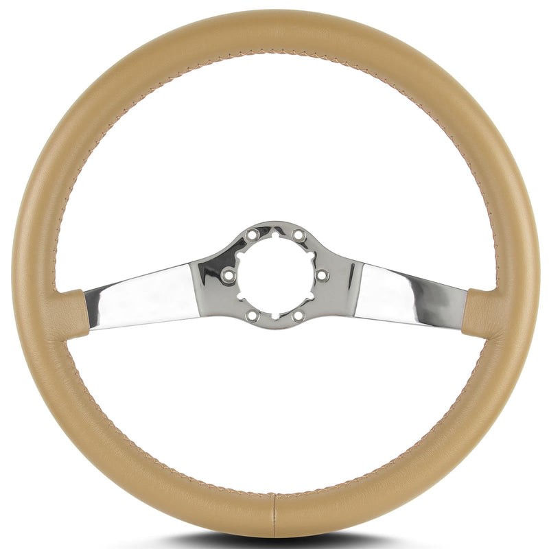 Two 63409 Lecarra Smooth 14" Polished Standard Grip Tan