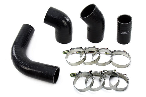 HPS Performance Black Ultra High Temp Reinforced Silicone Hose Boots Kit Intercooler Compatible for 2002-2004 Chevy Silverado 2500 HD 3500 GMC Sierra 2500 HD 3500 6.6L Duramax LB7 Diesel, 57-1575-BLK