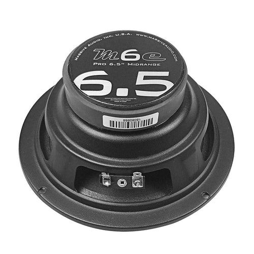 M6E Massive Audio – 6.5 Inch, 60w RMS / 120 Watts 8 Ohm Pro Audio Mid-Range Speaker (Higher SQ Freq.) for Cars, On-Stage and DJ's. Sold Individually