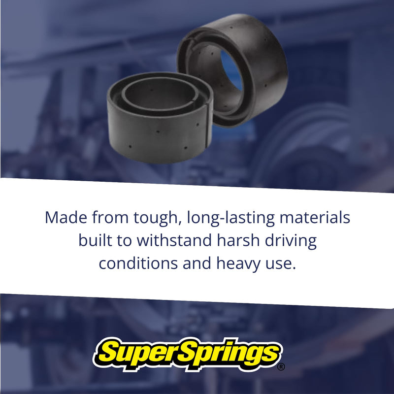 CSS-1225 SuperSprings | Coil SumoSprings for various applications | 2.25 inch inner wall height, black
