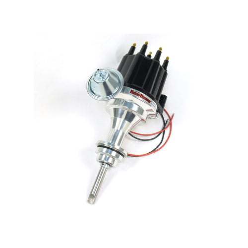 Pertronix D7141710 Flame-Thrower Black Male Cap Vacuum Advance Billet Electronic Distributor with Ignitor III Technology for Chrysler/Dodge/Plymouth 273-360