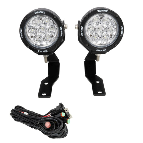 Vision X Lighting A-Pillar Lighting Kit XIL-OEA19FRACPM7 2019 Ford Ranger