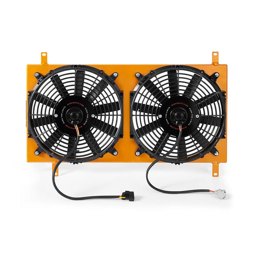 Mishimoto Aluminum Fan Shroud MMFS-MIA-90GD, Compatible with Mazda Miata, 1990-1997, Gold