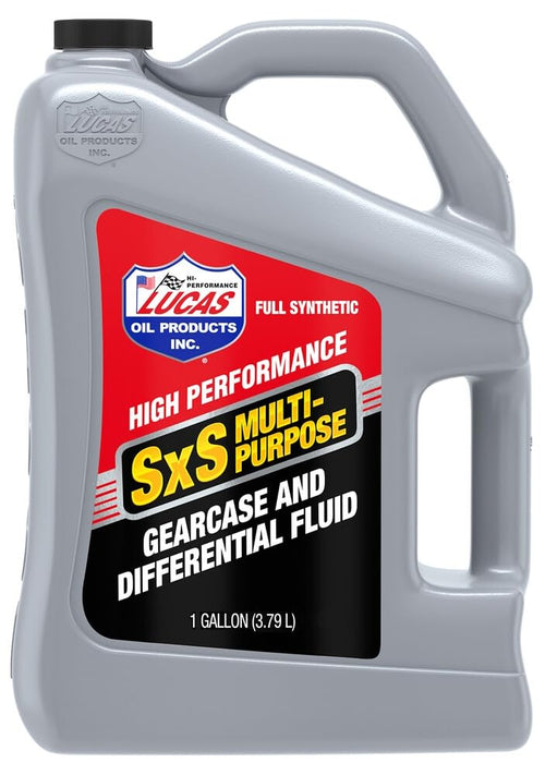 Synthetic SXS Milto-Purpose Gearcase & Differential Fluid Lucas Oil, 1 Gallon (Pack of 1)