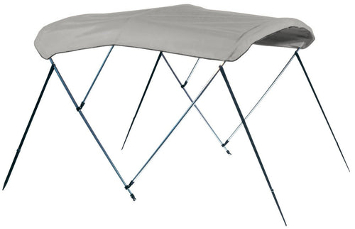 Carver 3-Bow A5469TB-10 Bimini Top with Boot, Gray 54" x 6' x 67-72"