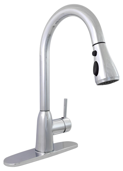 Phoenix Premium Slimline PF231366 Single Handle with Power Boost Pull Down Kitchen Faucet - Chrome