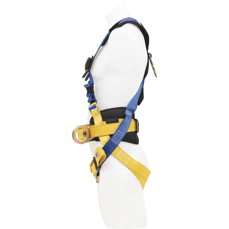 BaseWear Werner Construction Safety 3-Ring Harness- Blue Medium/Large