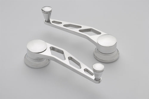 Billet Aluminum Lokar IDH-2017 Window Crank - Pair Polished