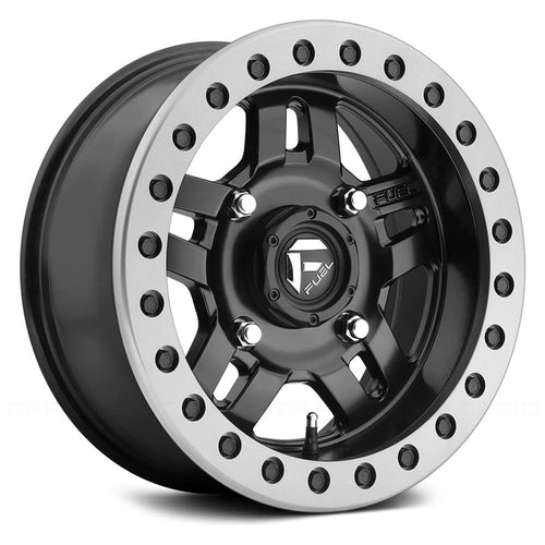 Anza FUEL UTV D917 Black Matte 14x7 4x156 Wheel Rim Partnumber D9171470A544