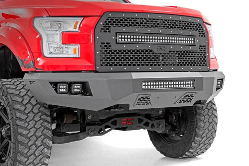 Rough Country LED Heavy Duty Front Bumper for 2015-2017 Ford F-150-10770