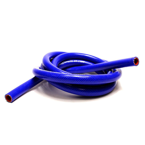 Blue HPS Performance 1" ID high Temp Reinforced Silicone Heater Hose tubing, 10 feet Length, Max Temperature Rating: 350F, Bend Radius: 4-1/2" (HTHH-100-BLUEx10)