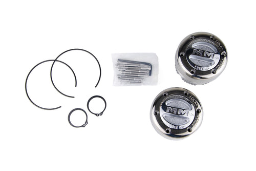 Mile Marker 104 Locking Hubs Pair of Billet Silver Premium fits 1974 1987 Cherokee Gladiator Wagoneer - Built for Durability & Reliability in Extreme Off Road Conditions