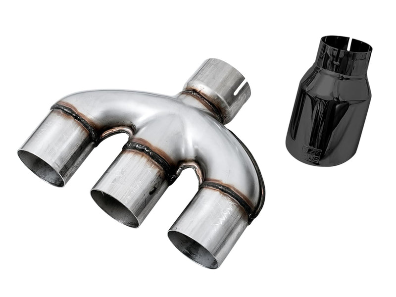 AWE Tuning Track Edition Exhaust w/Front Pipe & Triple Diamond Black Tips Honda Civic X Si