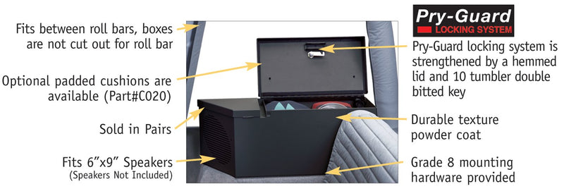 Storage Security Lockbox Set Tuffy Speaker &