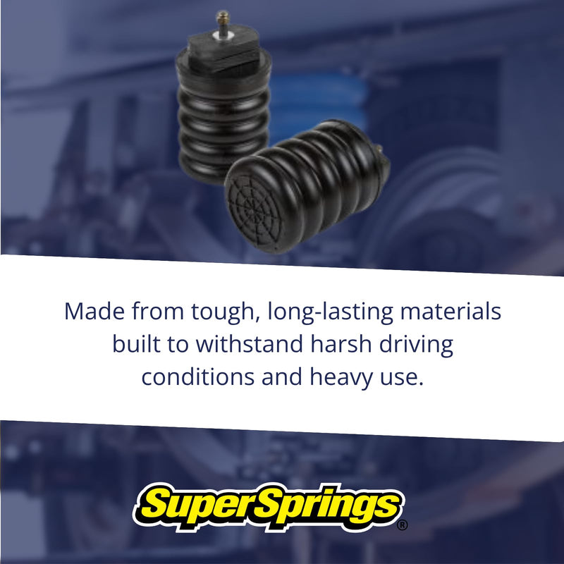 SumoSprings SSR-107-47 Rear for Ford E-350|E-450, Black