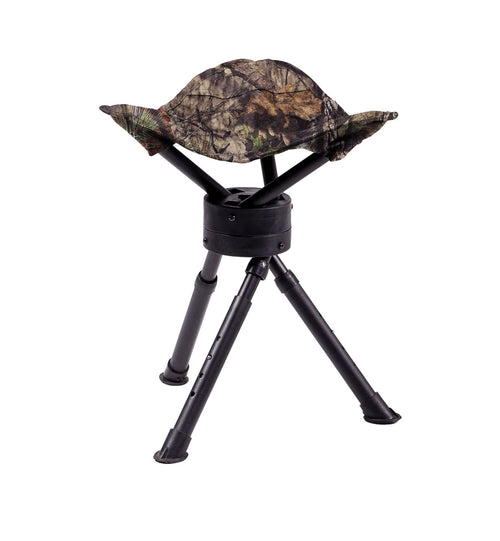 Ameristep Lightweight Portable Folding Design Tripod Swivel Hunting Stool, Mossy Oak Break-Up Country
