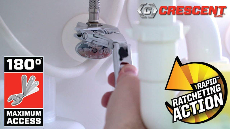 8" Crescent Adjustable Ratcheting Flex Wrench - ACFR8VS