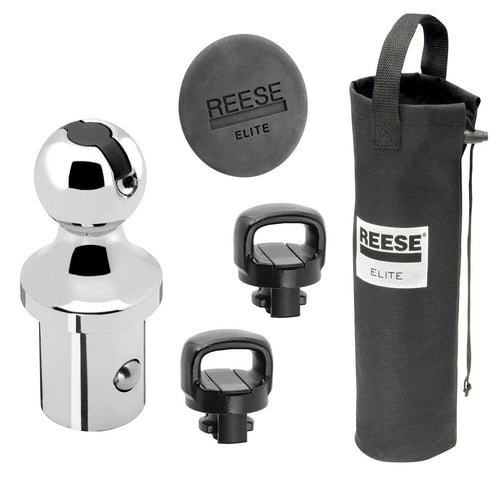Reese Gooseneck Hitch Head Elite™ Series, Accessory Kit, Gooseneck Hitch Ball, Storage Bag, Safety Chain Attachments, Hole Cover