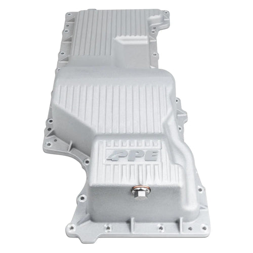 Heavy Duty PPE High Capacity Cast Aluminum Oil Pan (Raw) 114054000 Compatible for 2020+ Chevy Silverado or GMC Sierra with 3.0L Duramax