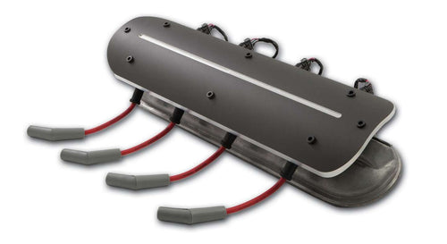 LS Coil Cover Black with Oil Fill Cutout Lokar Performance Products LSC-01-B