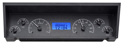 Dakota Digital VHX Analog Dash System 77 - 90 Chevy Impala / Caprice Black Alloy Blue VHX-77C-CAP-K-B