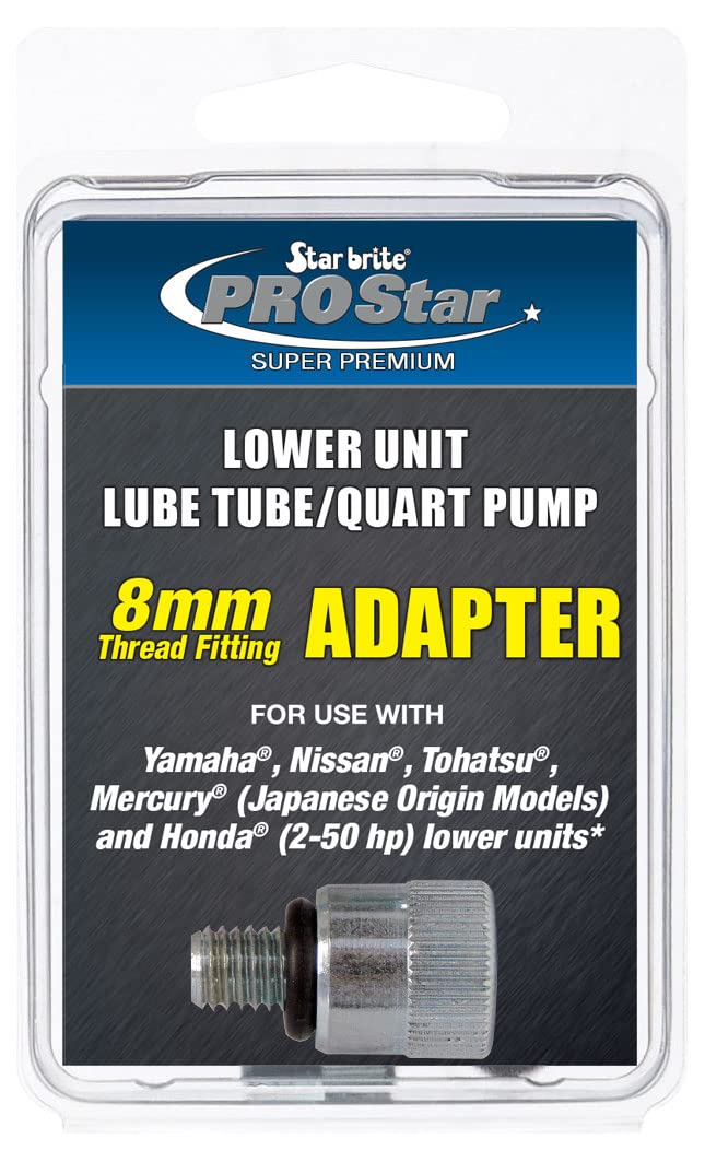 Lower Unit STAR BRITE 8mm Adapter Fitting – For Nissan, Yamaha, Tohatsu & Honda Outboards (028401)