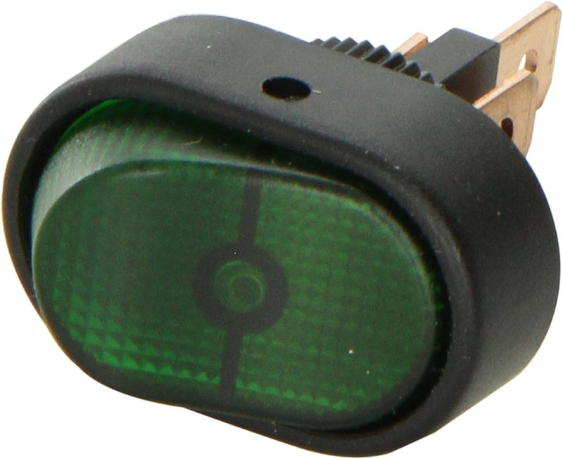 SPST H61920001 HELLA Green Rocker Switch