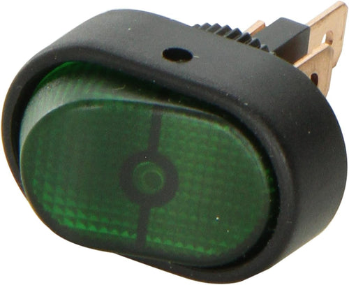SPST H61920001 HELLA Green Rocker Switch