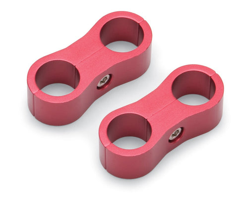 Hose Separator Edelbrock 654300 For -6 Braided Red Anodize