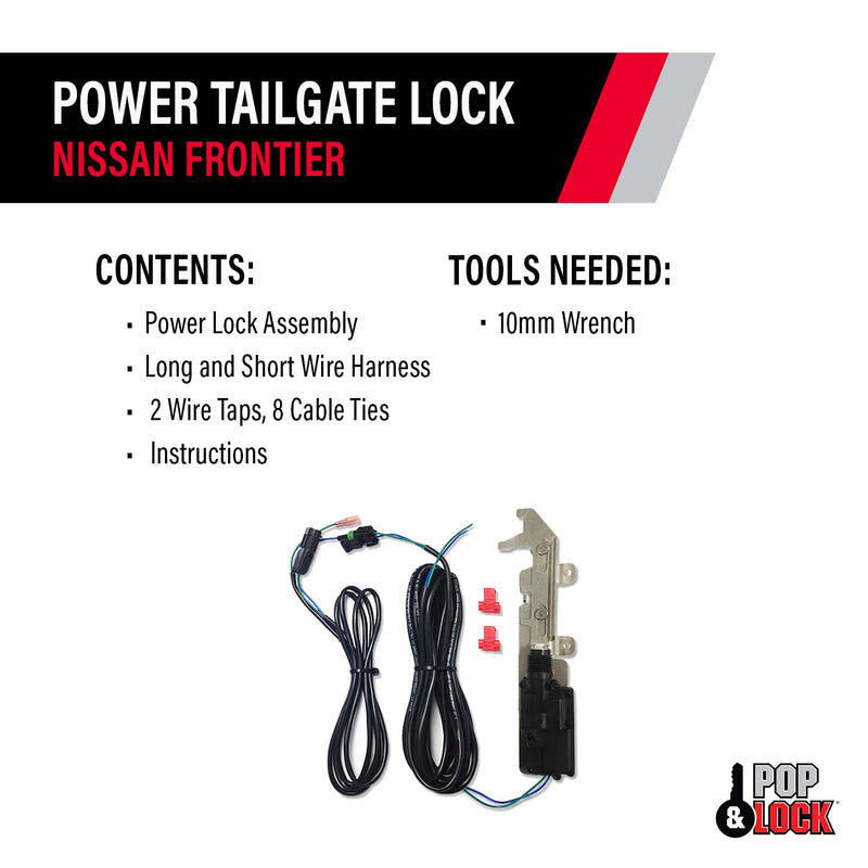 PL8450 Power Tailgate Lock for Nissan Frontier Pop & Lock