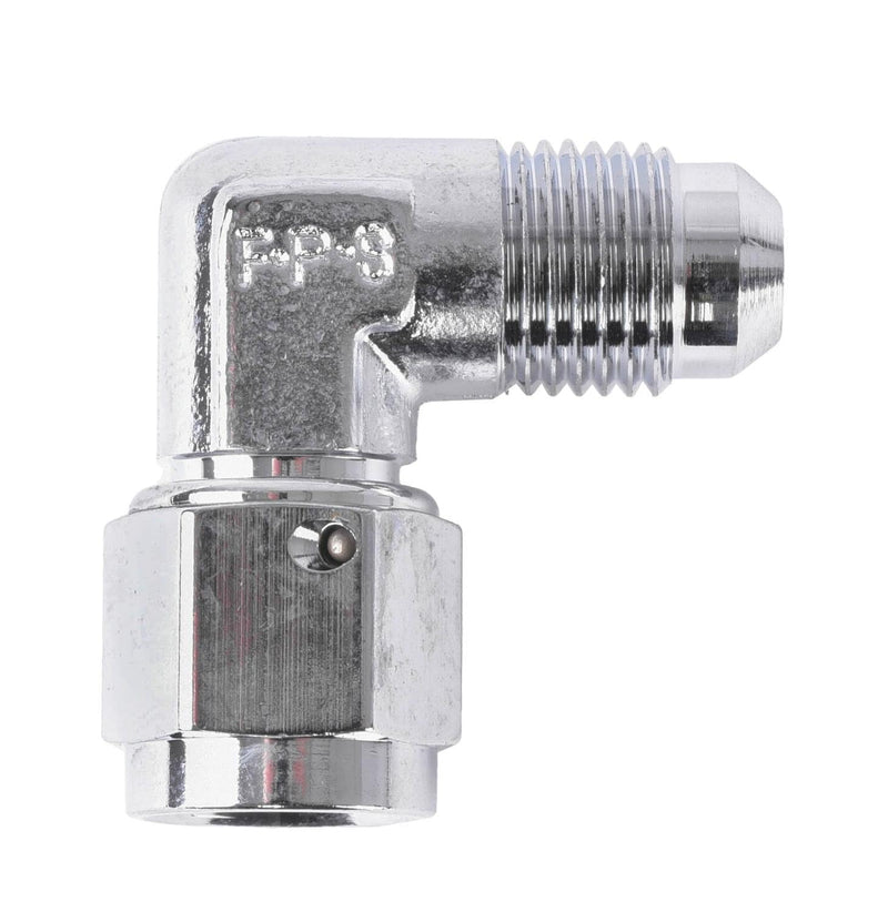 -6AN Female Fragola Male Flare 90 Degree Clear