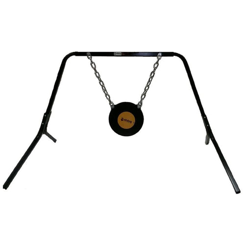 Complete Viking Solutions Gong Target System - Durable Easy to Set Up Shooting Gear - Proof Chain and Hardware Included, 8"