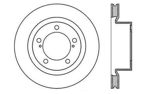 Brake Rotor StopTech (128.44162CR)