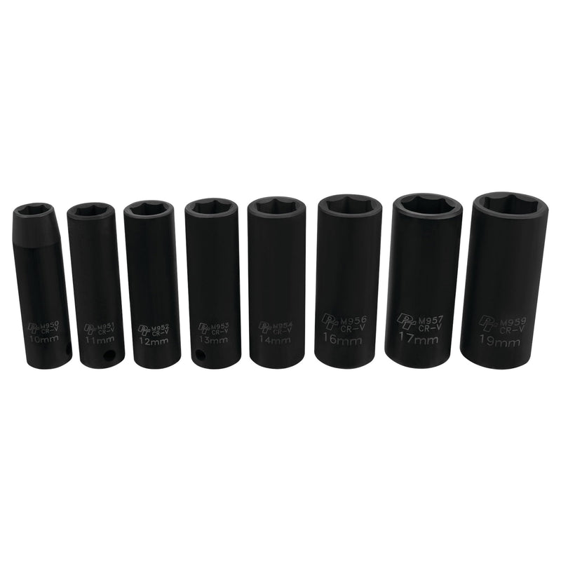 M595DB Performance Tool 8pc 3/8-Inch Drive MET Deep Wall Impact Socket