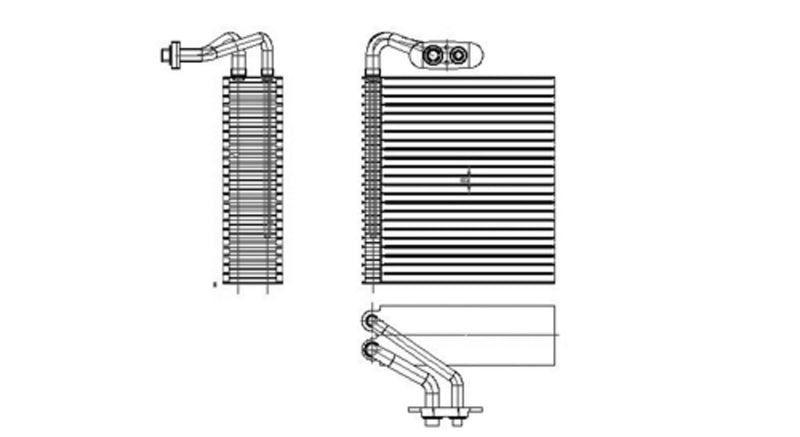 Replacement TYC 97176 Evaporator
