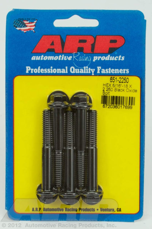 Hex ARP (651-2250) Oxide Bolt, Black