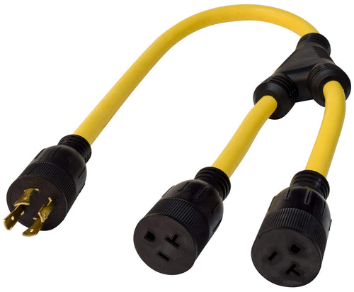 G20Am420Ay Mighty Cord 4 Watt 20 Amp To 20Af Y-Adapter