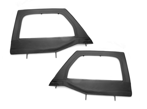 Rugged Ridge JK Door Kit for Wrangler | Vinyl, Black Diamond | 13711.15 | Fits 2007-2018 Jeep Wrangler JK